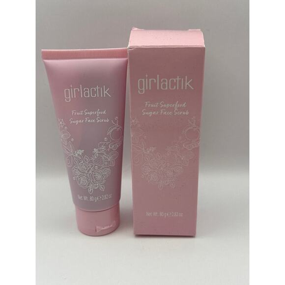 Girlactik Fruit Superfood Scrub + Rose oil Petal Gloss BNIB - Picture 5 of 12